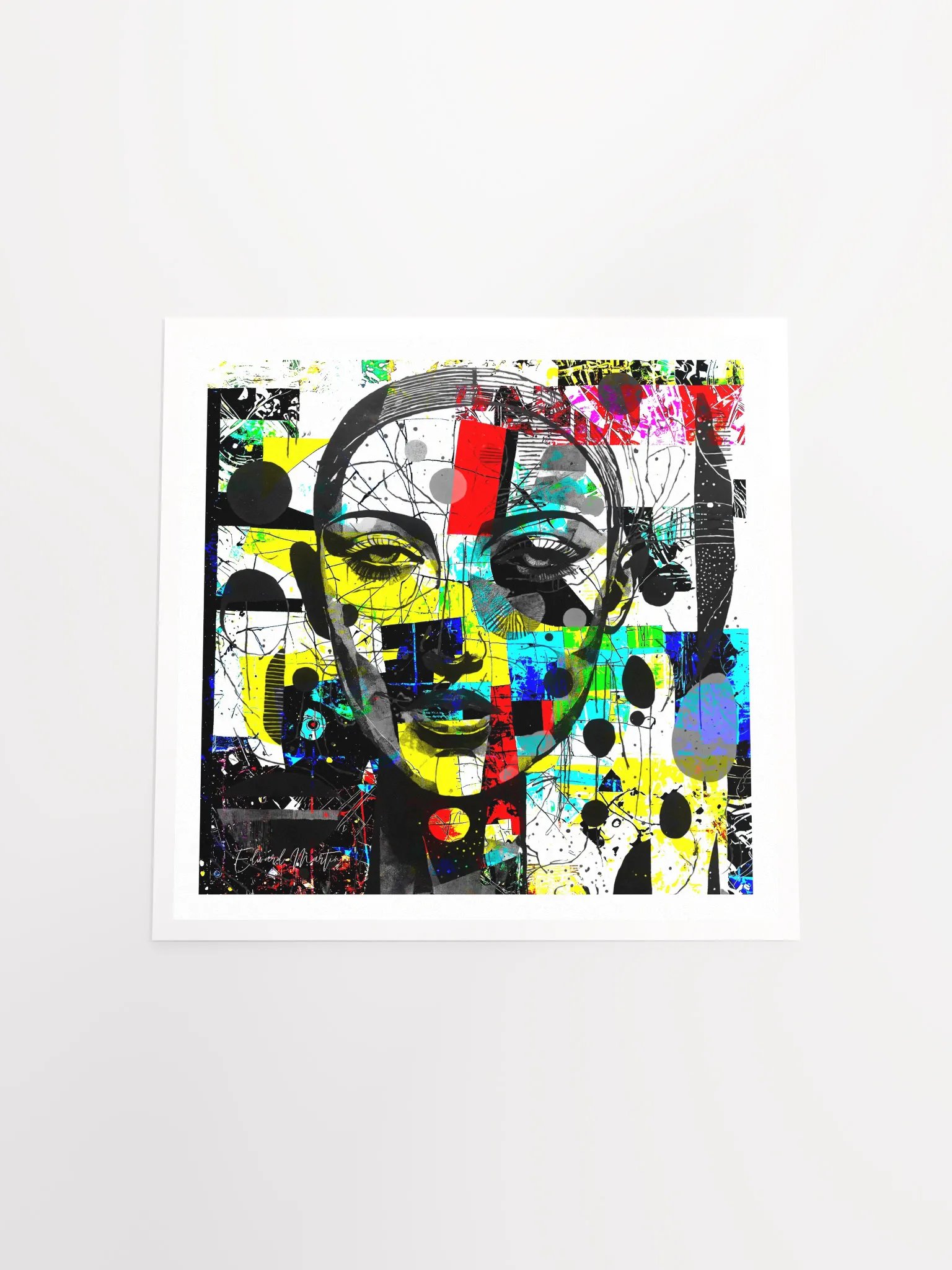 Abstract Geometric Portrait Poster product image (5)