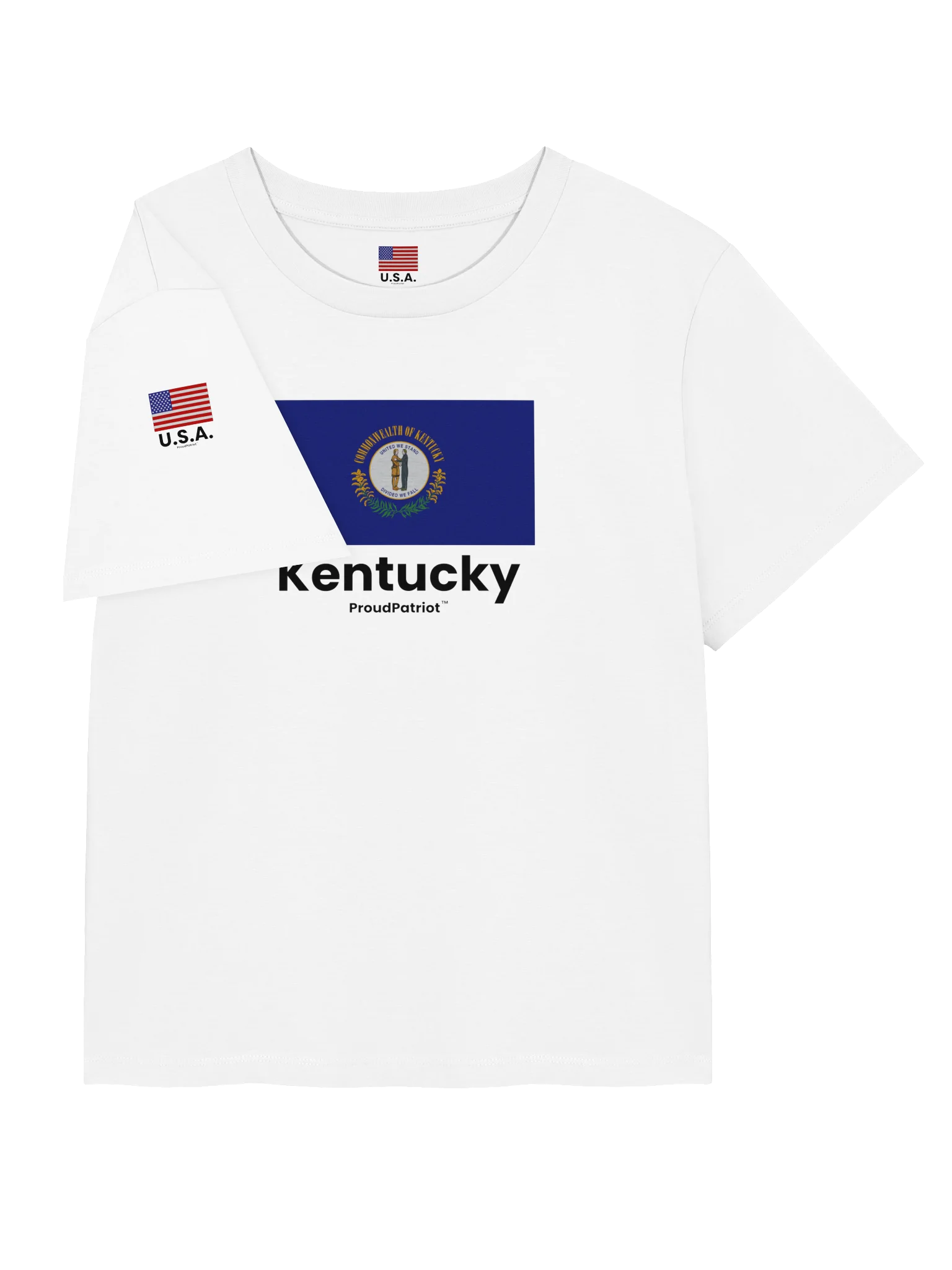Kentucky Women's Ribbed Neck T-Shirt product image (7)