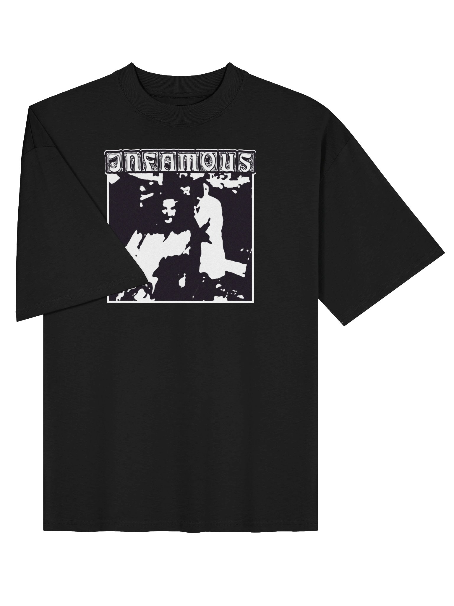 INFAMOUS Noir Graphic Oversized Tee product image (6)