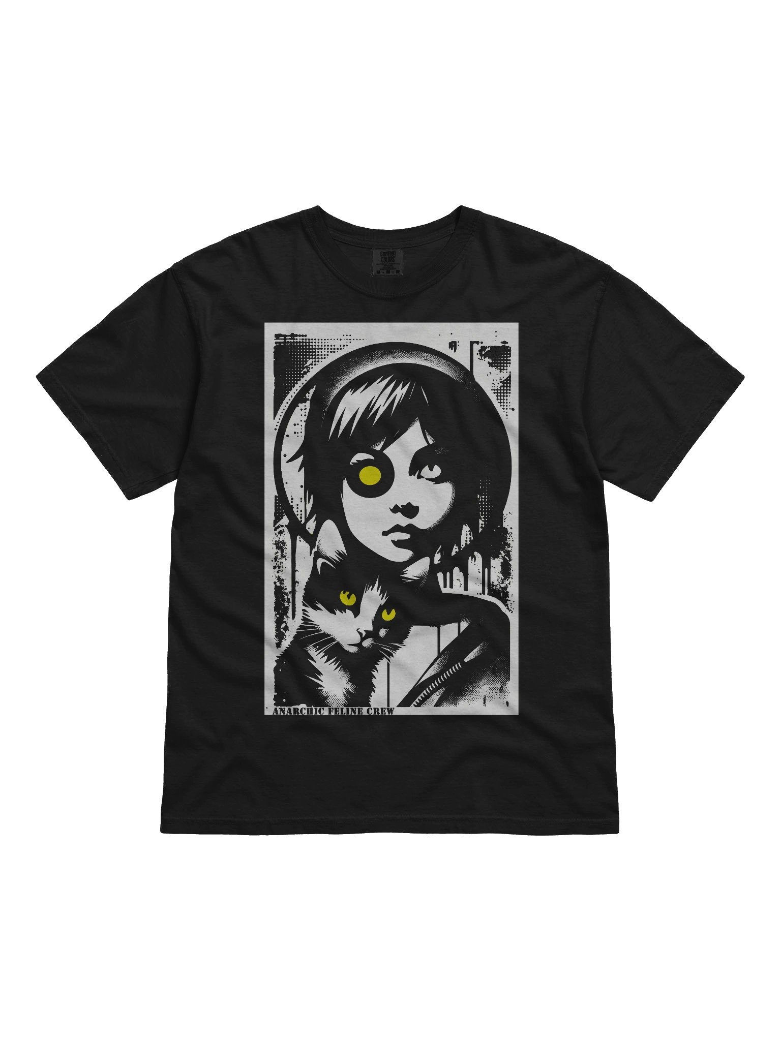 Anarchic Feline Crew //Heavyweight Vintage Graphic Tee product image (35)