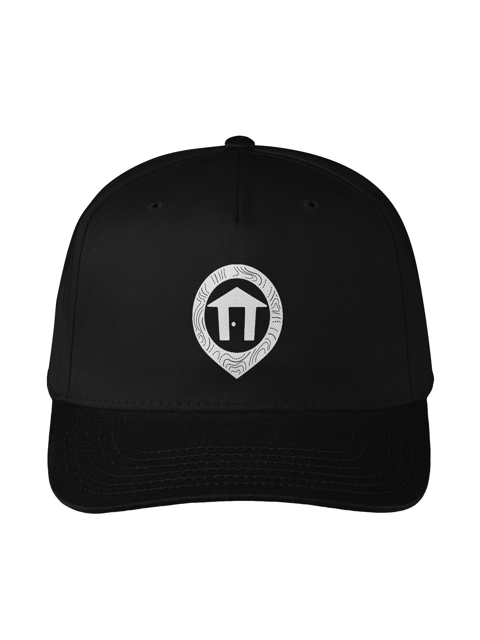 Shackmaps Black Snapback Hat product image (1)