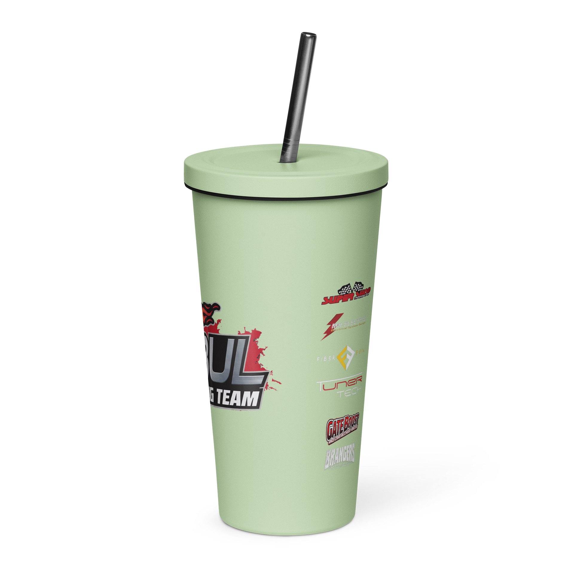 Insulated Tumbler with a Straw spon - Bul Racing Team - d5fV7zGPhi0