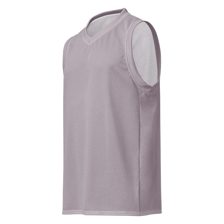 Minimal Gray-Purple All-Over Print Basketball Jersey product image (1)