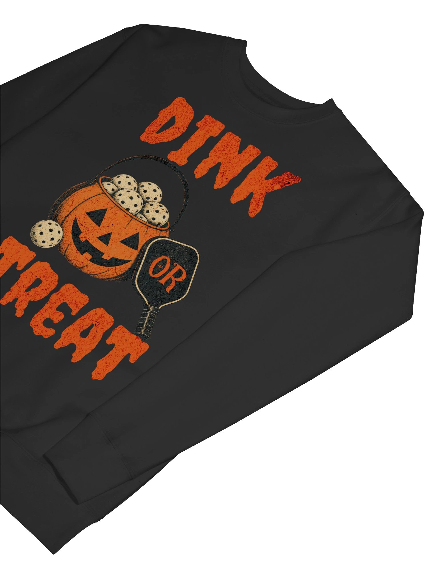 Dink or Treat Halloween Pickleball Sweatshirt | Funny Horror Crewneck product image (19)