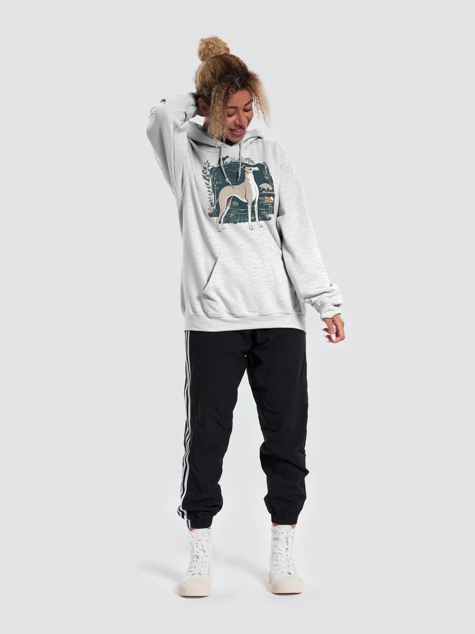 Botanical Greyhound Classic Hoodie product image (5)