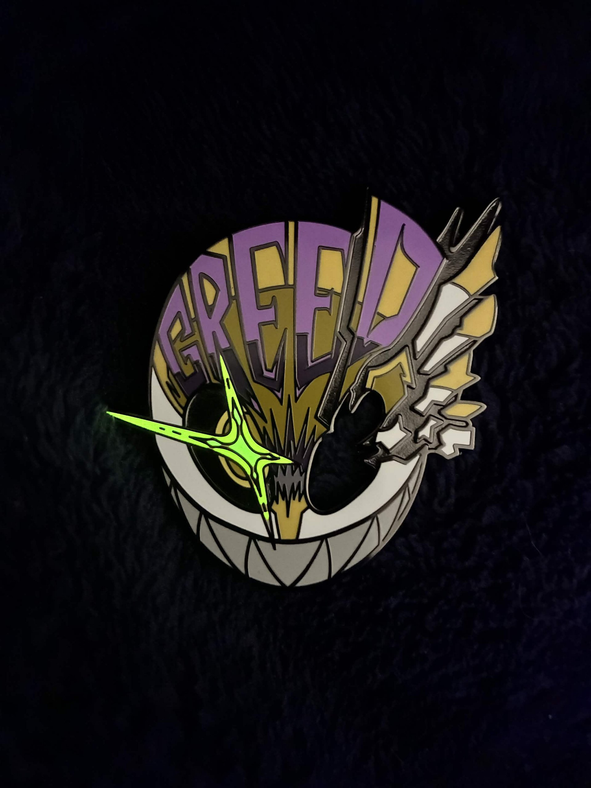 GREED, Shattered Mask Pin product image (2)