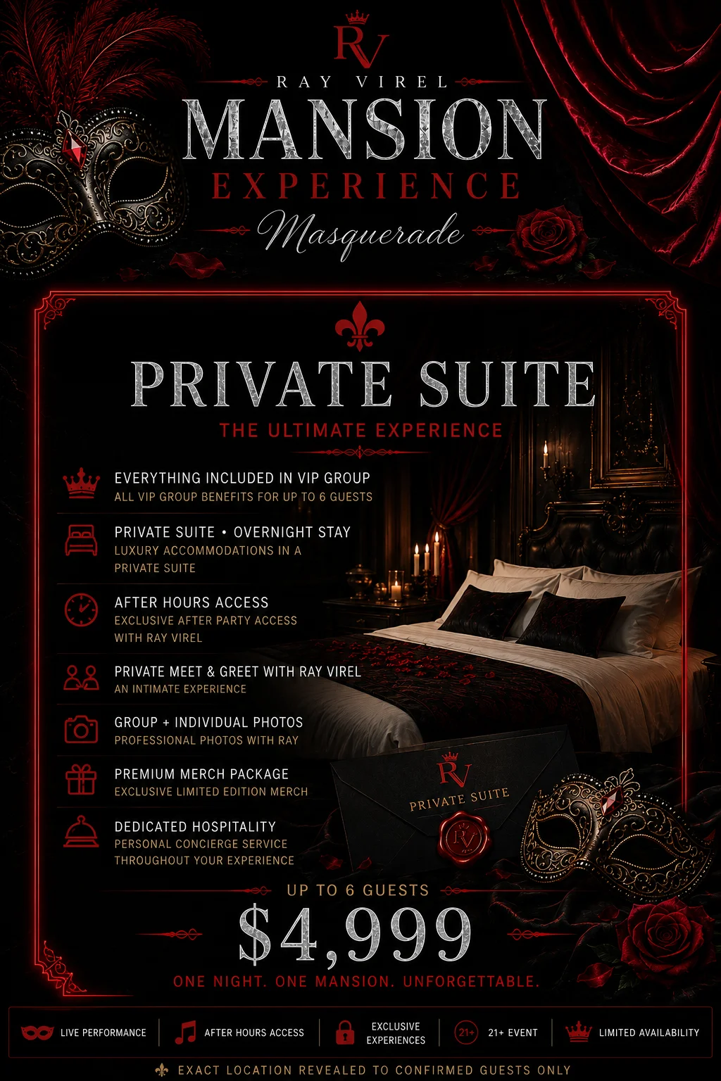 Ray Virel Mansion Experience — Private Suite product image (1)
