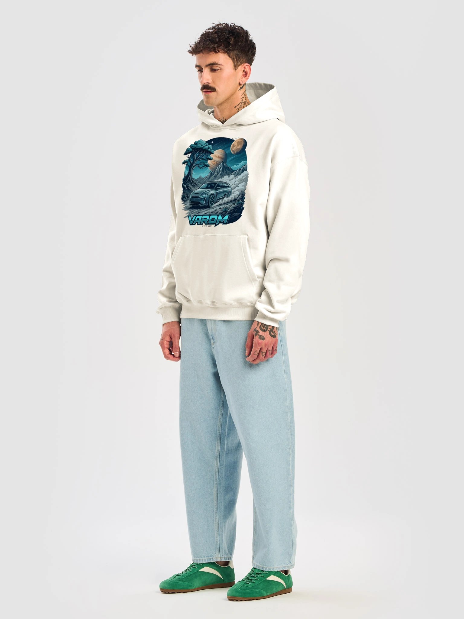 Hoodie Varom Parallel Planet 1 (100% cotton) product image (7)