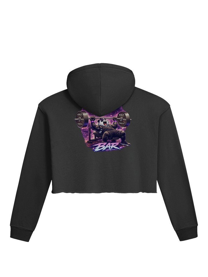 KVLT Fitness Panda Crop Hoodie product image (2)