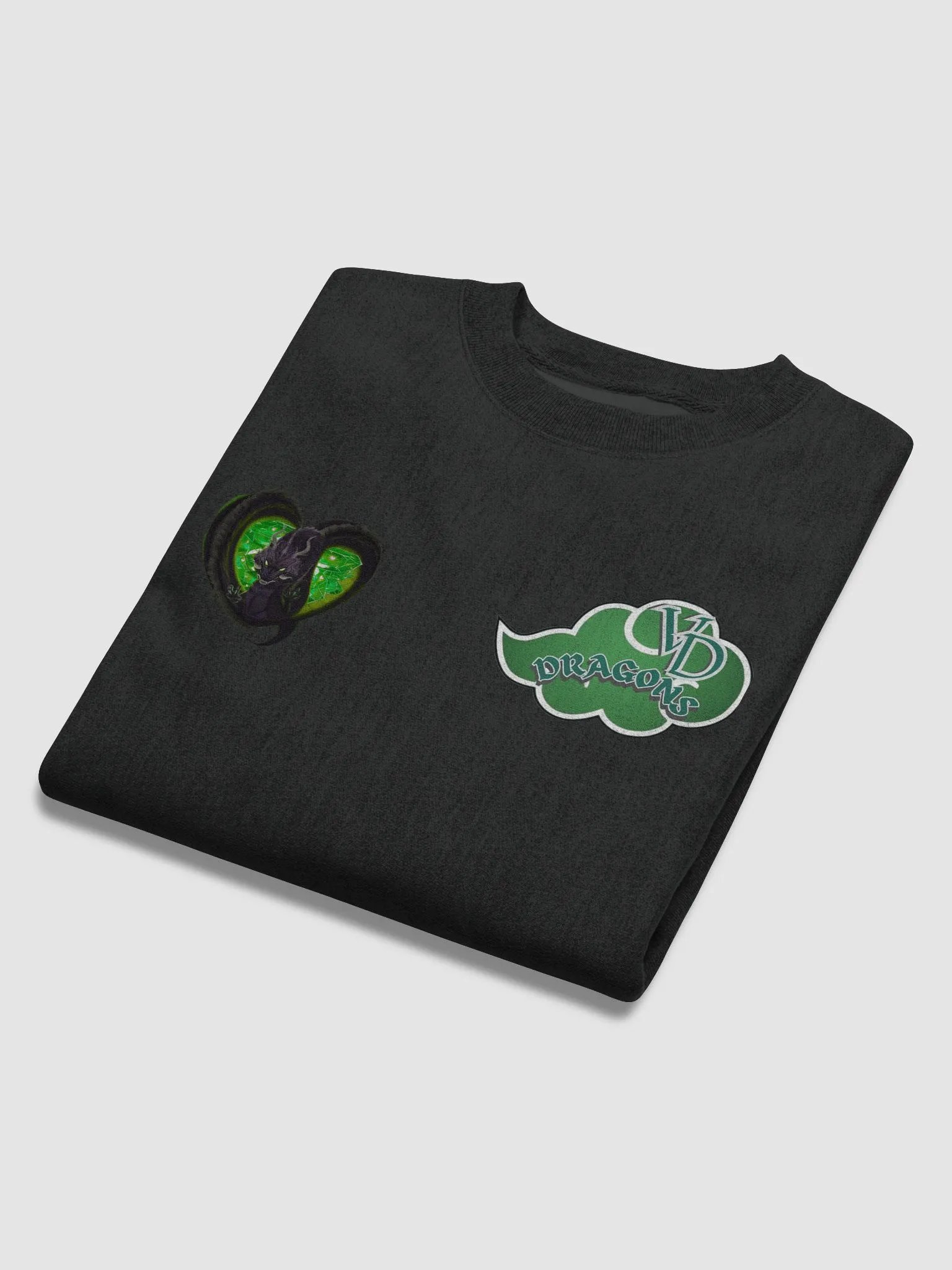 THE GREEN RAIN CLOUD HEARTED SWEATSHIRT product image (6)