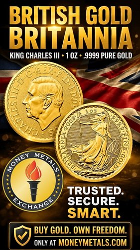 Gold Britannia: Why This King Charles III Coin Stands Out

Take a closer look at the stunning 1 oz British Gold Britannia fea...