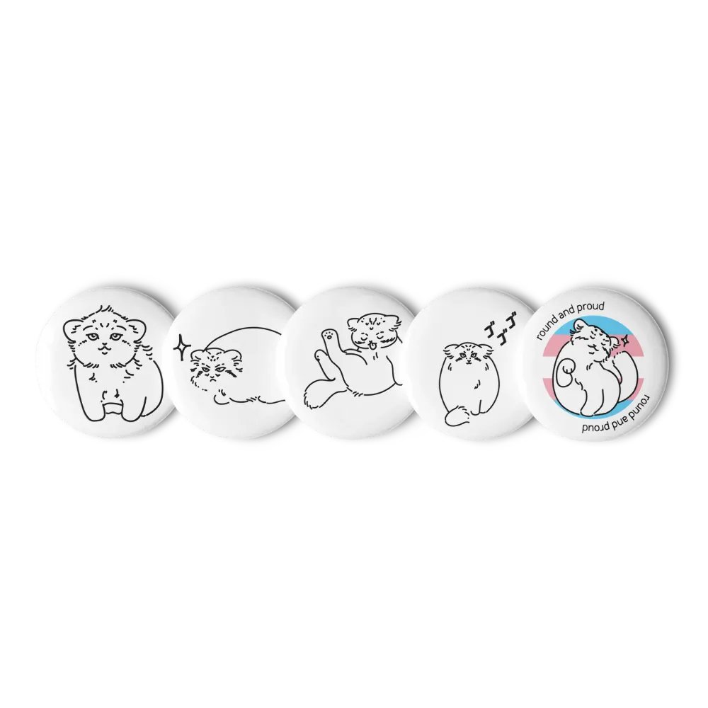 Pride Manul Pin Set - Transgender product image (3)