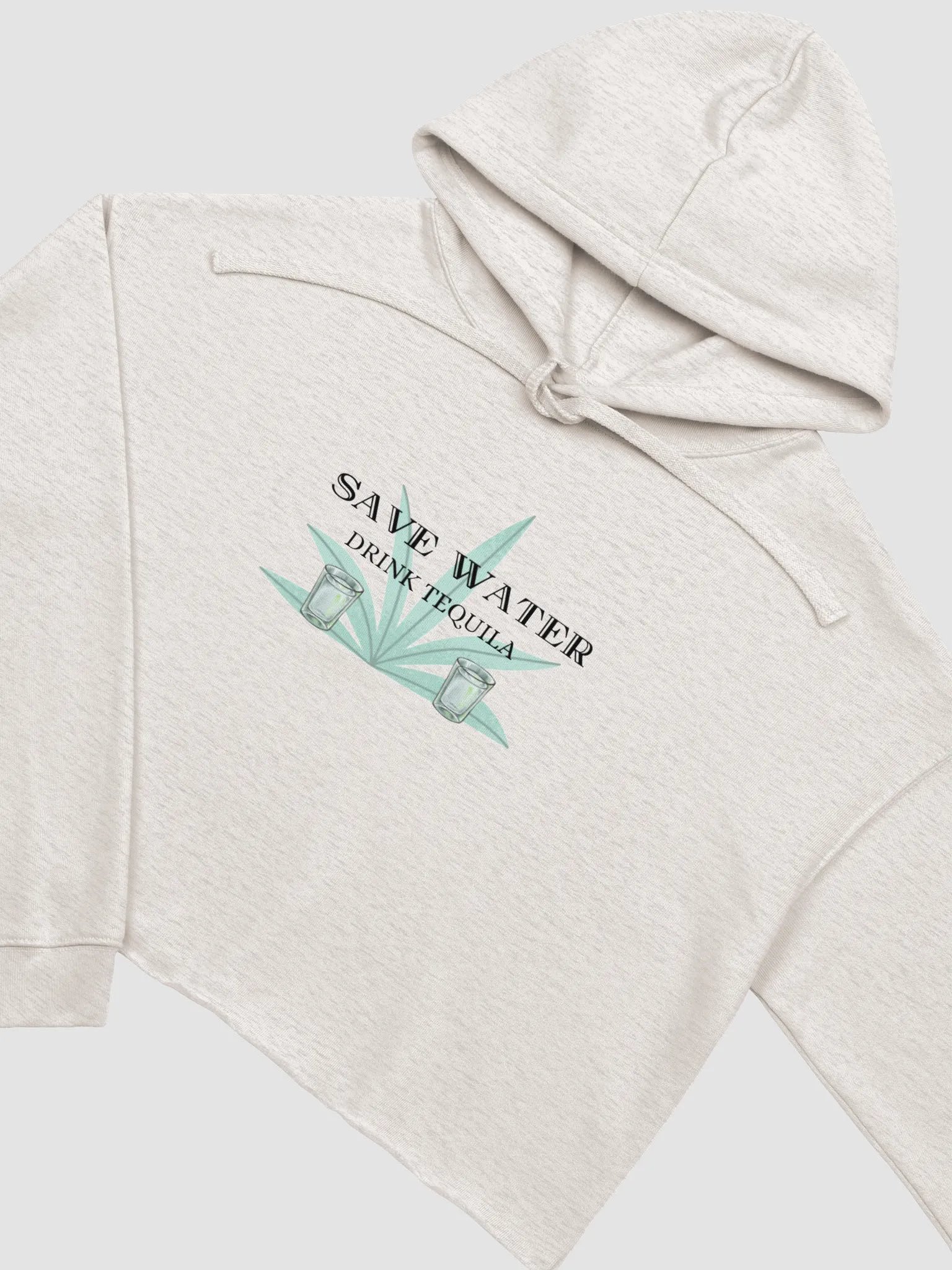 Save Water Cropped Hoodie product image (7)