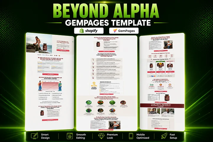Beyond Alpha Gempages Template product image (1)
