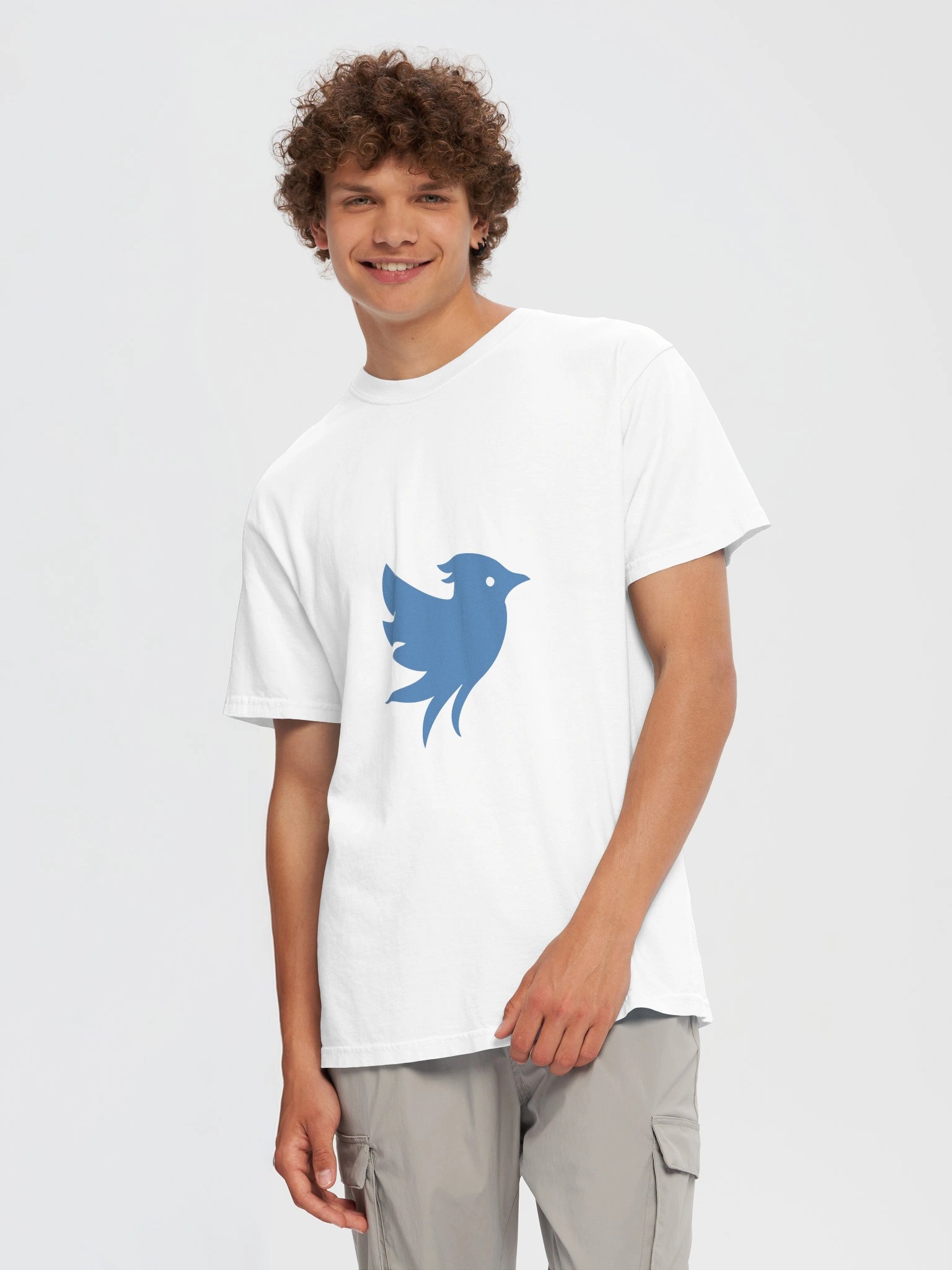 Tweet Bluebird Garment-Dyed Heavyweight T-Shirt product image (5)