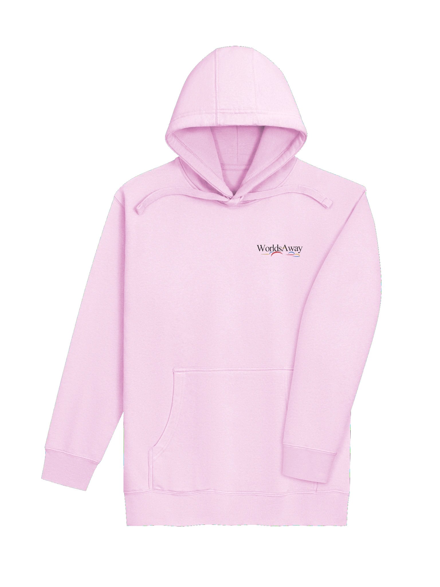 WorldsAway Retro Hoodie Pink product image (4)