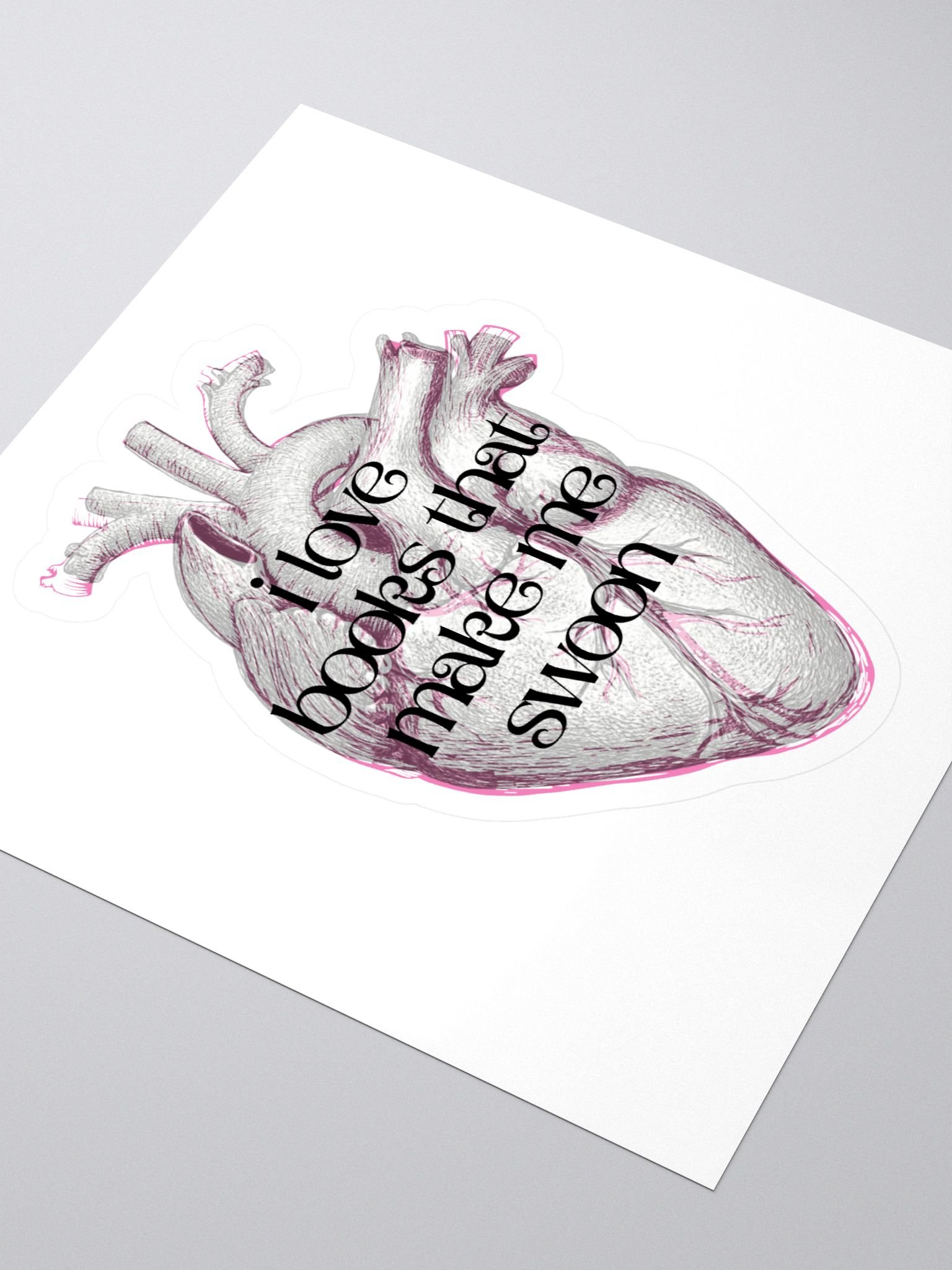 I <3 Books That Make Me Swoon Sticker product image (3)