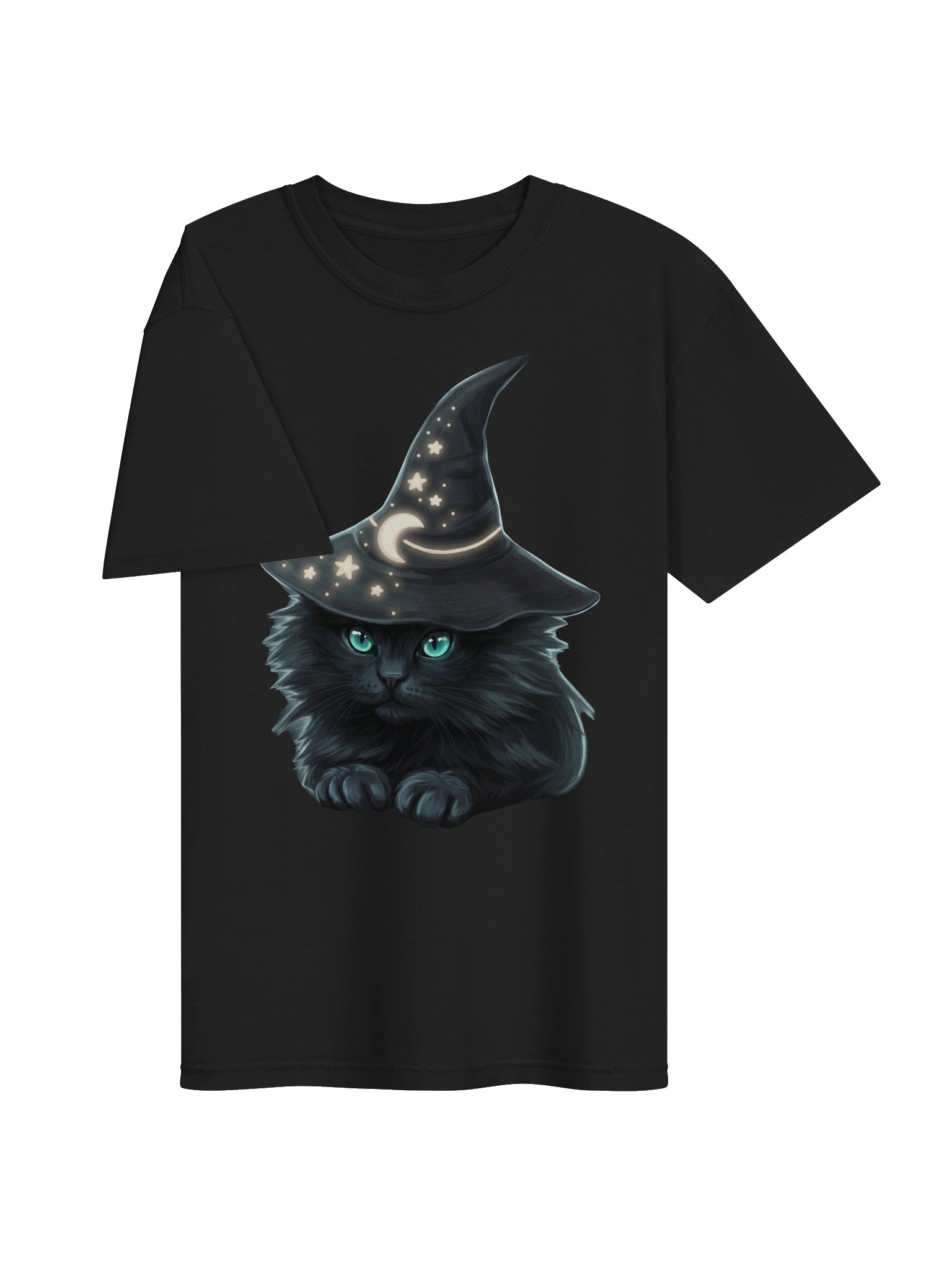 Moonlit Wizard Cat Tee product image (24)