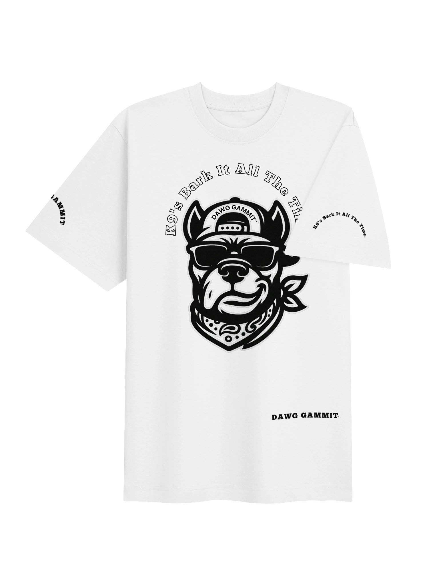 DAWG GAMMIT Cane Corso Face Heavy T-shirt product image (8)