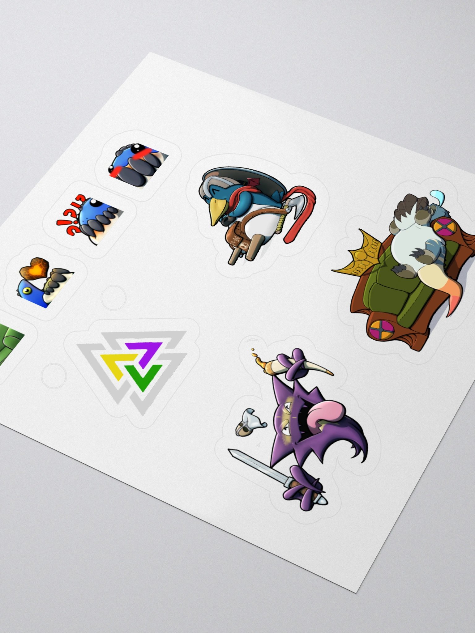 Emotes and Friends Sticker Sheet1 product image (3)
