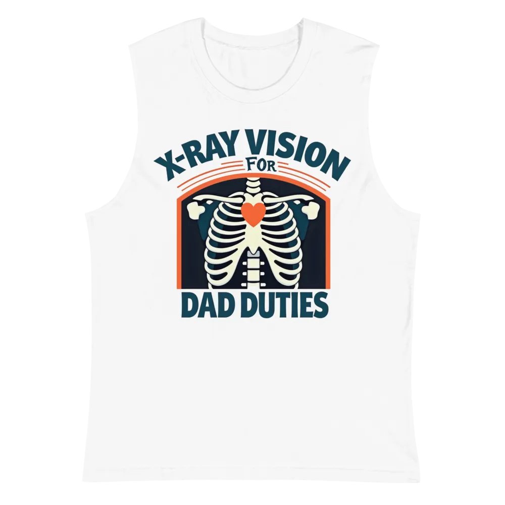 Dad Duties X-Ray Vision Muscle Tank product image (6)