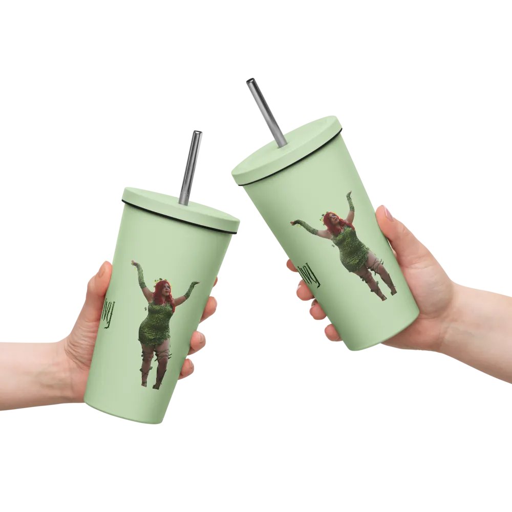 Poison Ivy Insulated Tumbler w/ Straw product image (8)