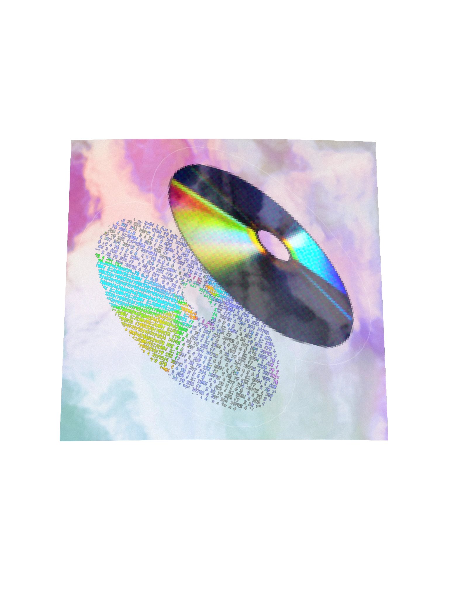 Retro Holographic CD (Sticker) product image (2)