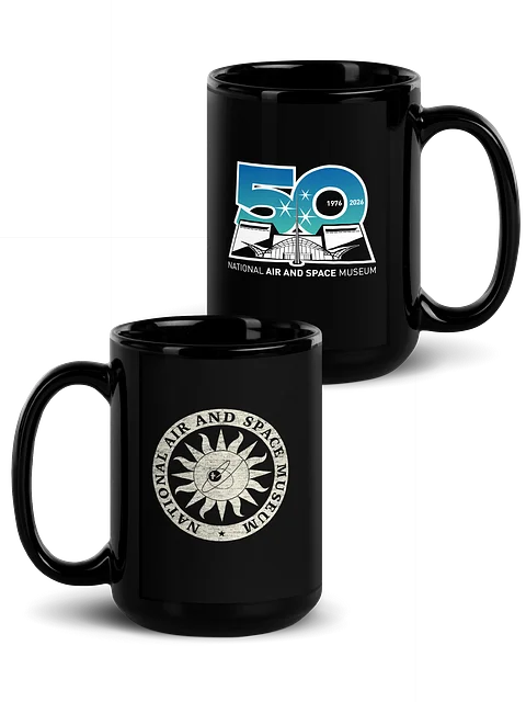 National Air and Space Museum 1976 Vintage Logo Mug Image 1