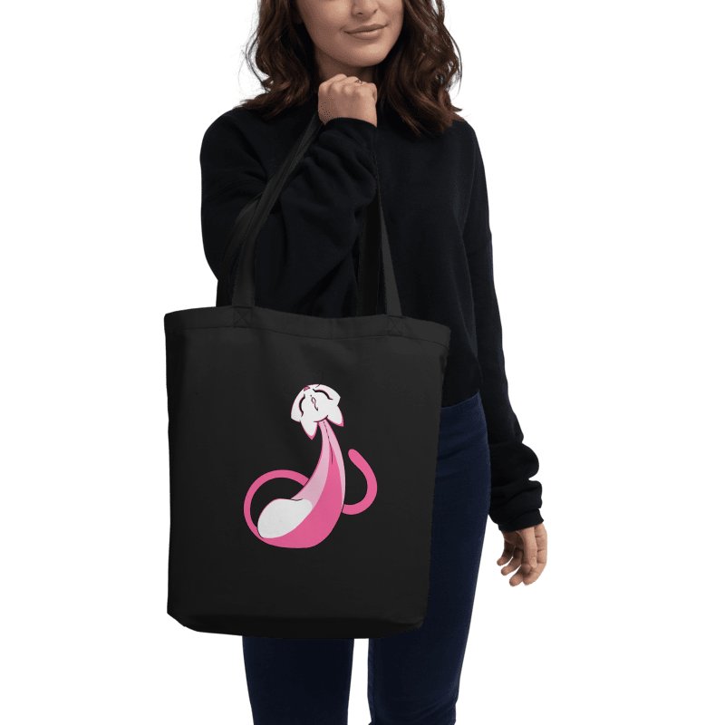 Calming Pink Cat Totebag / Black-Oyster product image (3)