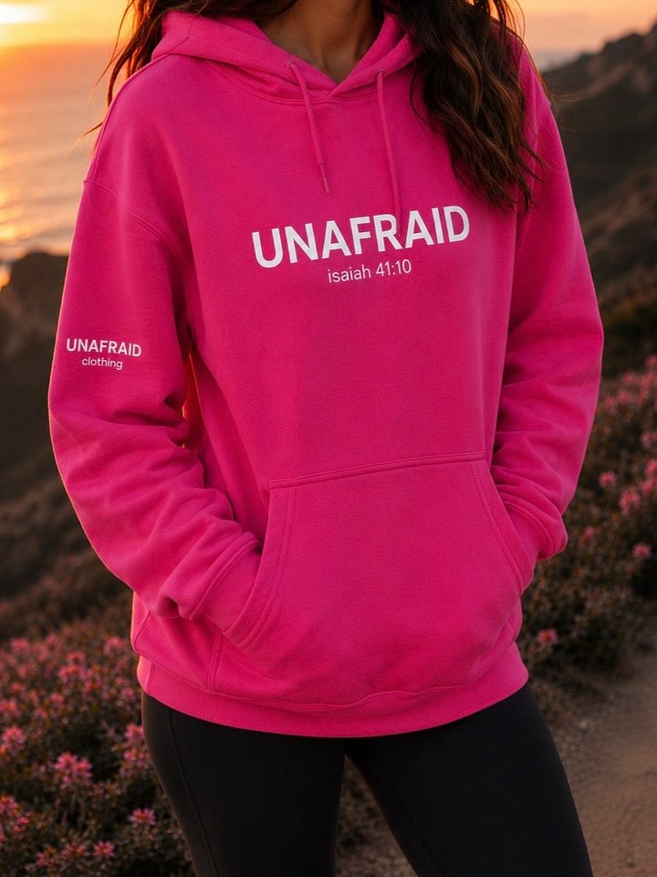 UNAFRAID Pink OG Hoodie product image (2)