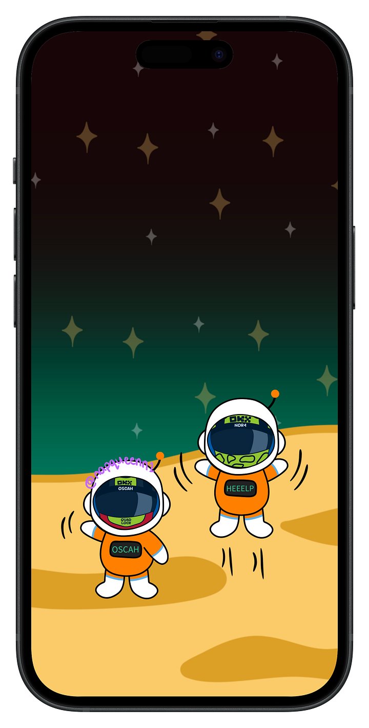 Landoscar in Space - Phone Wallpaper product image (2)