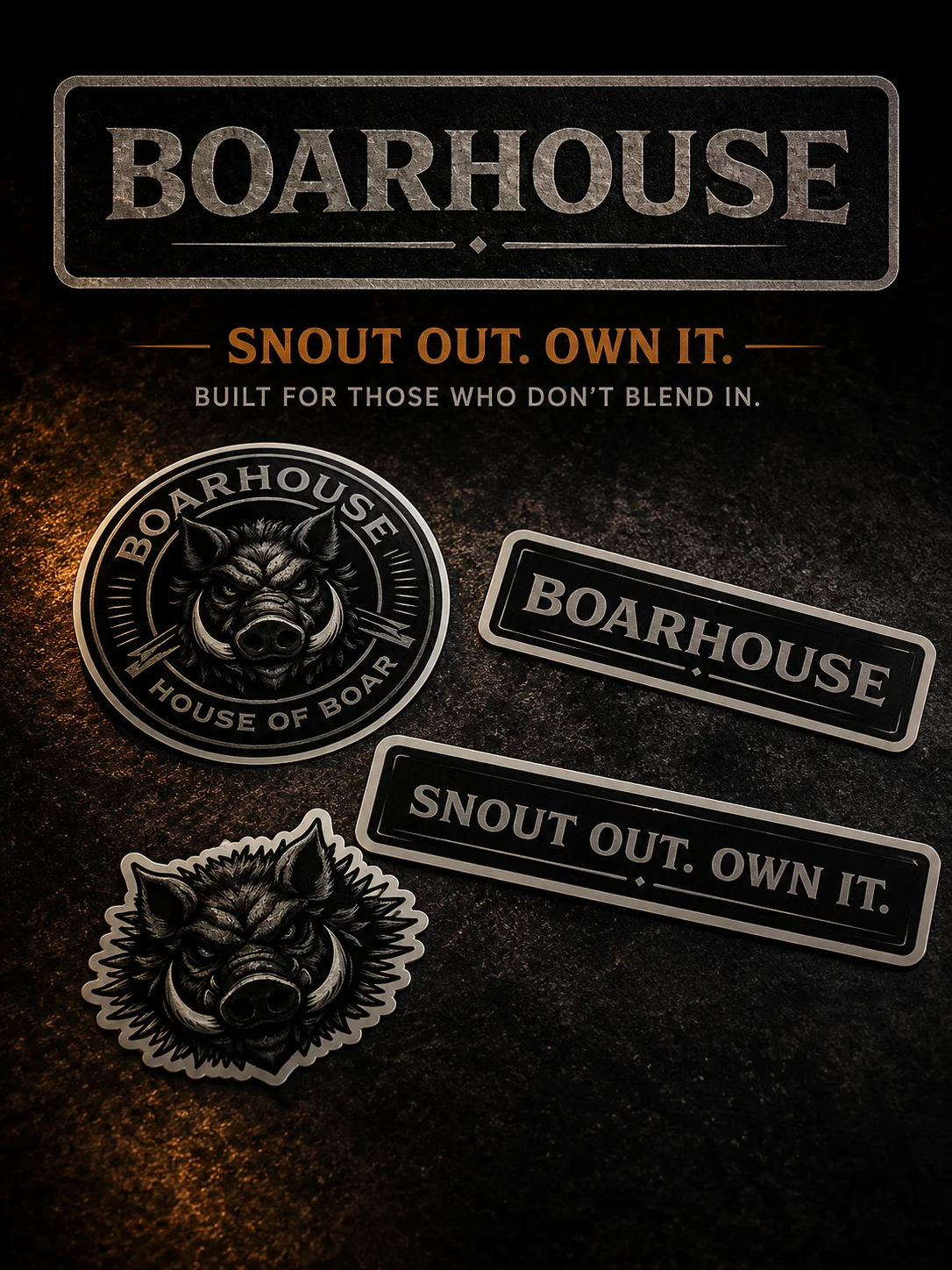 BOARHOUSE NYC Sticker Pack product image (1)