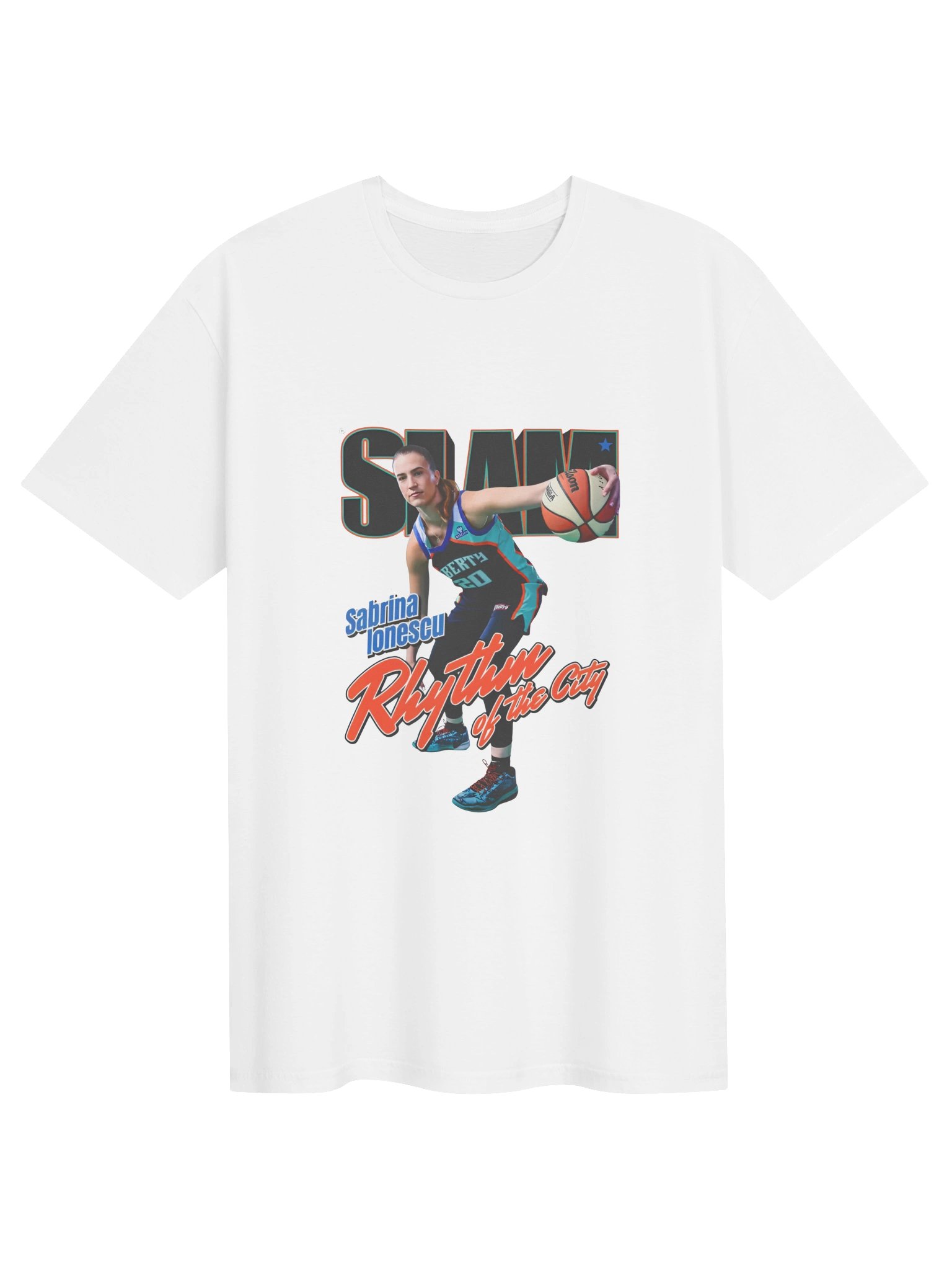 Sabrina Ionescu Rhythm of the City SLAM Shirt product image (2)