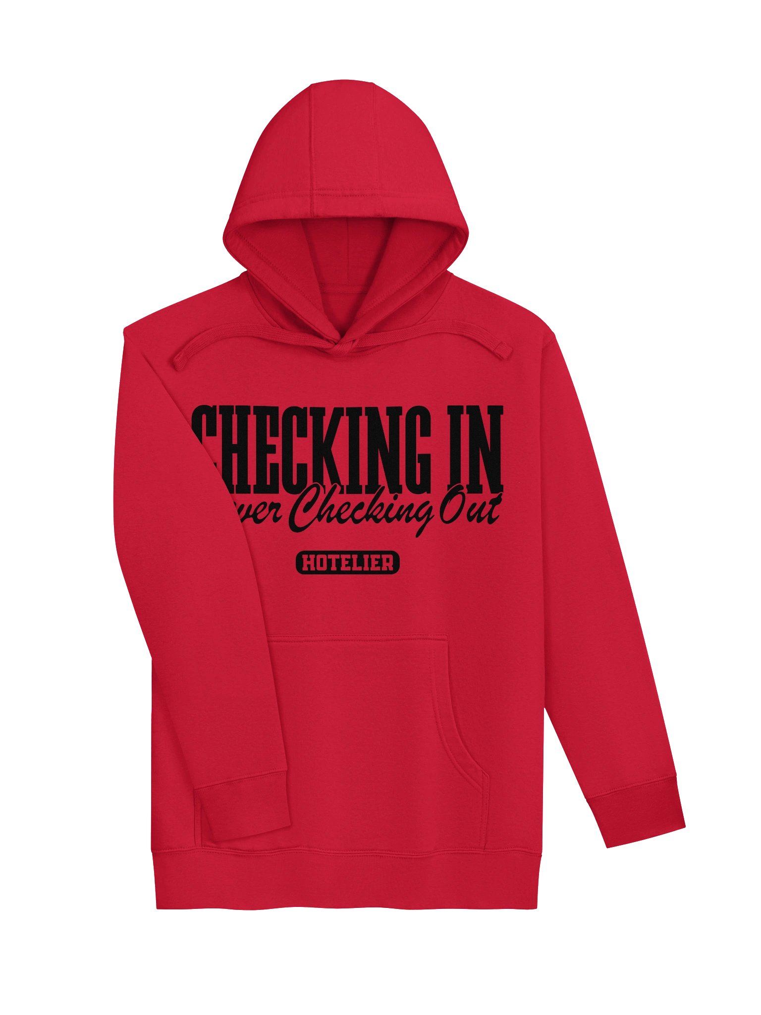 Hotel Sweatshirt – Checking In, Never Checking Out Hotelier (Light) product image (3)