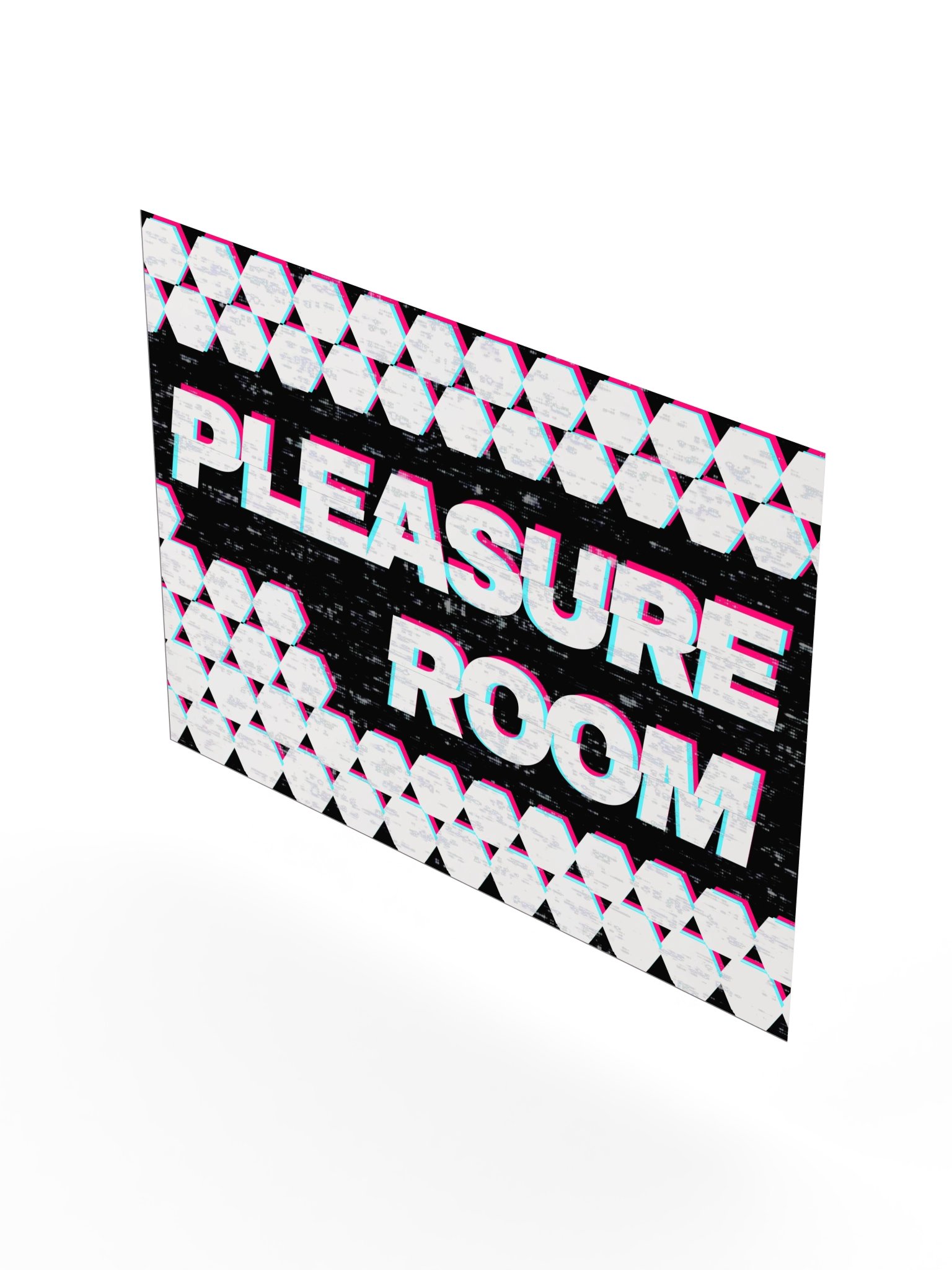 Pleasure Room Glitch Board Game Room Poster - UNFRAMED product image (3)