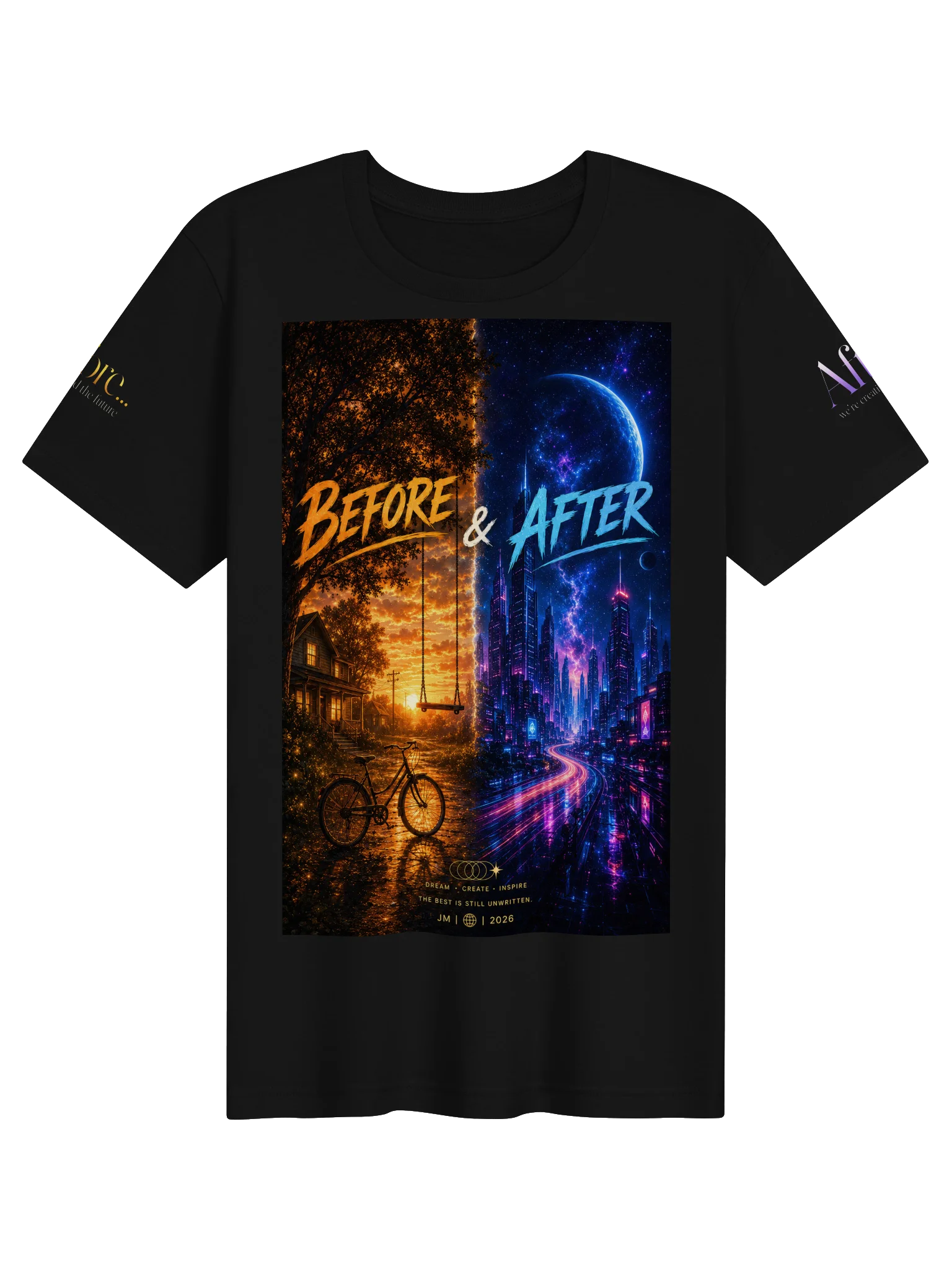 Before & After: Two Worlds T-Shirt product image (1)