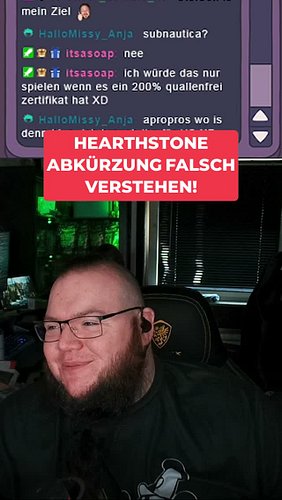 Diese Gaming-Abkürzung klingt FALSCH... 😂 

Eine Zuschauerin kürzt Hearthstone im Chat ganz entspannt mit „HS“ ab... Das erst...