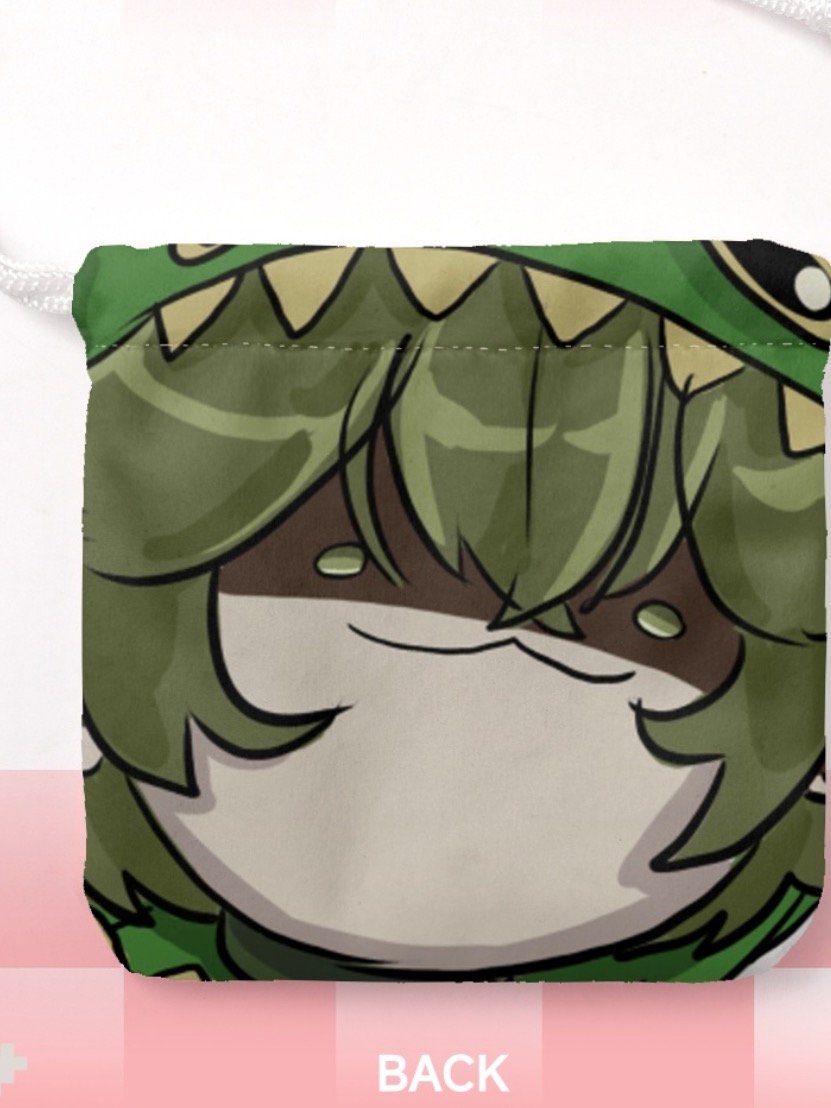 Dino Frumpy drawstring pouch bag product image (2)