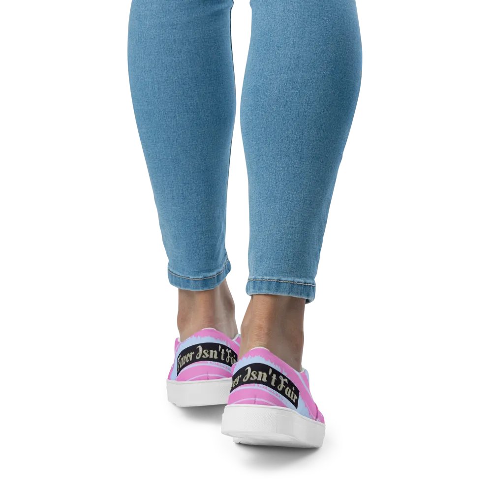 BBG Pink and Light Blue Women's Slip On product image (3)