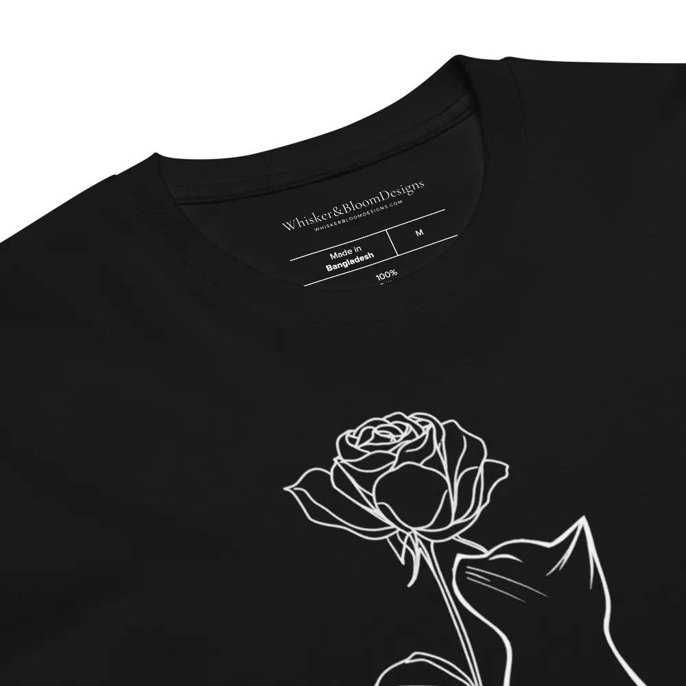 Rose Cat Supreme Comfort Crew Neck T-Shirt product image (6)