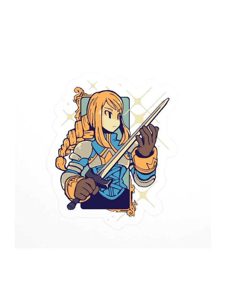 Agrias Oak Holy Knight FFT Sticker product image (2)