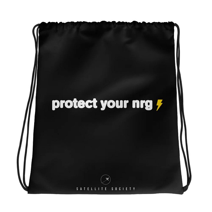 Protect Your NRG Drawstring Bag (Black) product image (1)