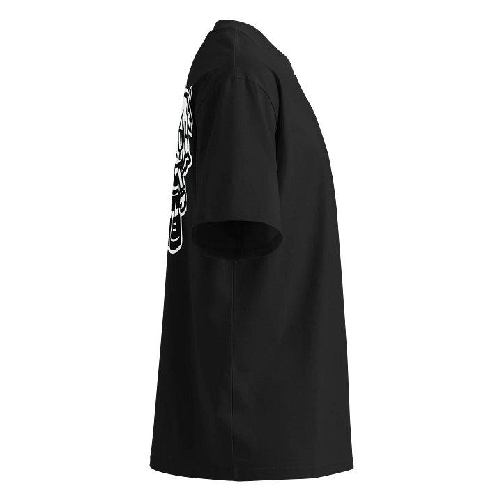 Rave Love Oversized Shirt blk product image (2)