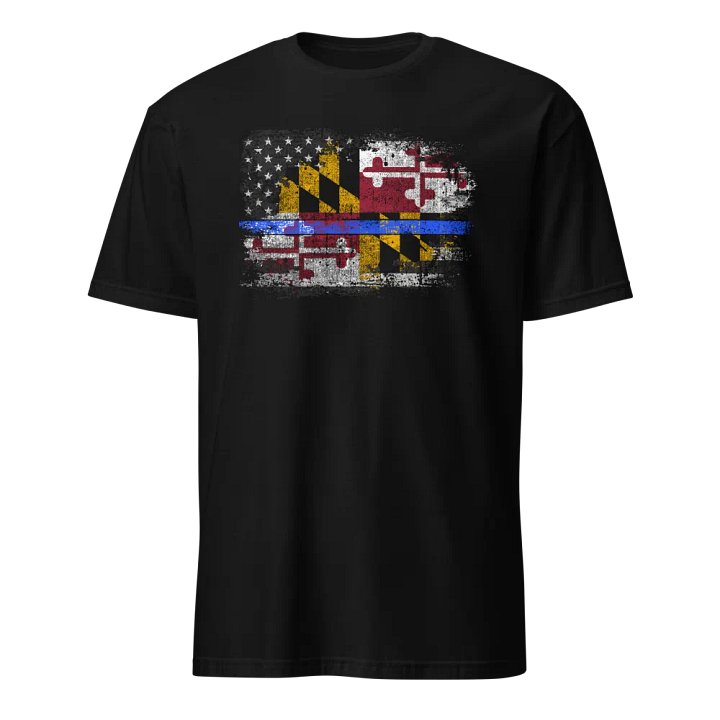 Maryland Thin Blue Line Flag product image (1)