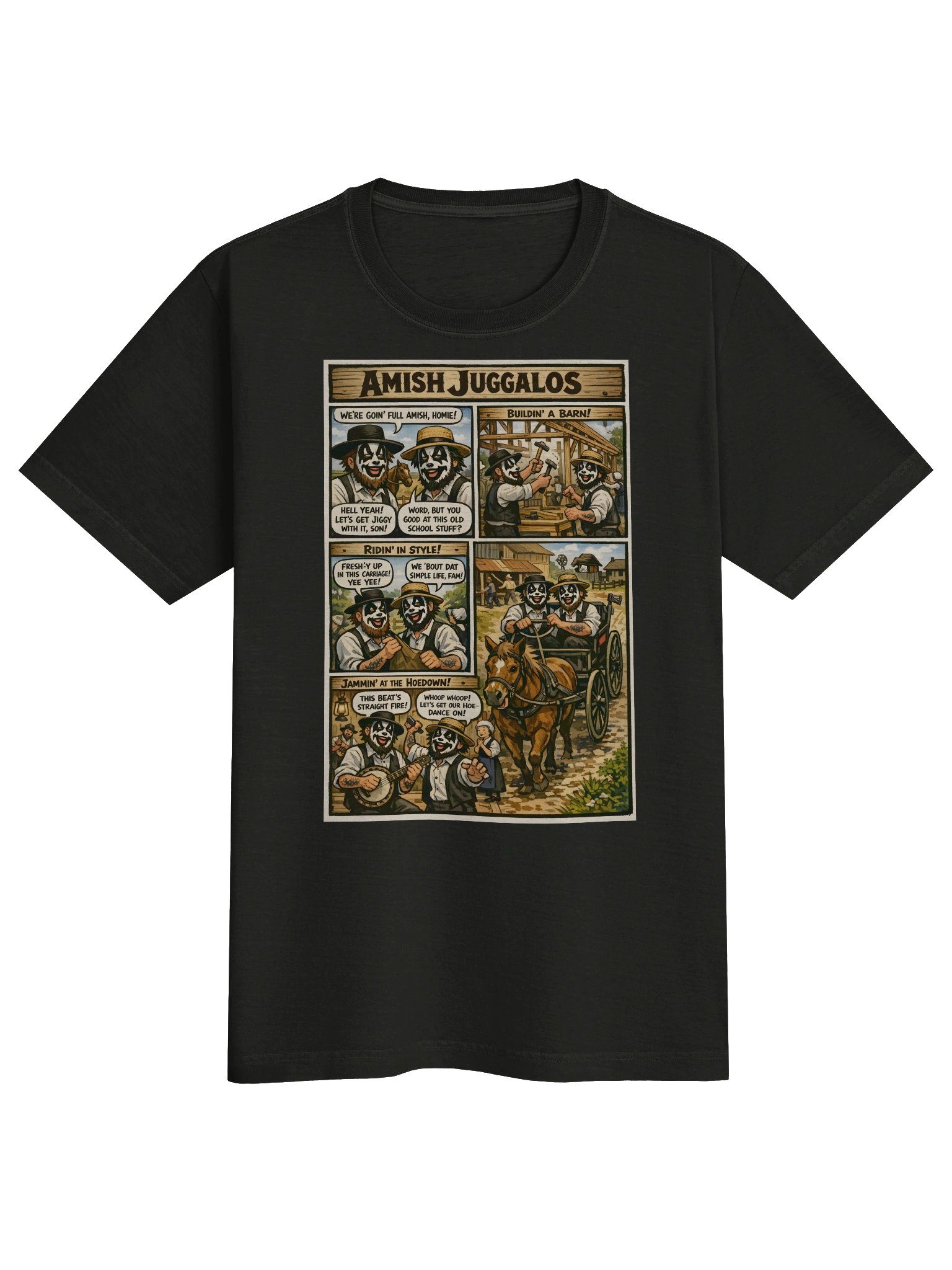 🐴 Amish Juggalos T-Shirt product image (1)