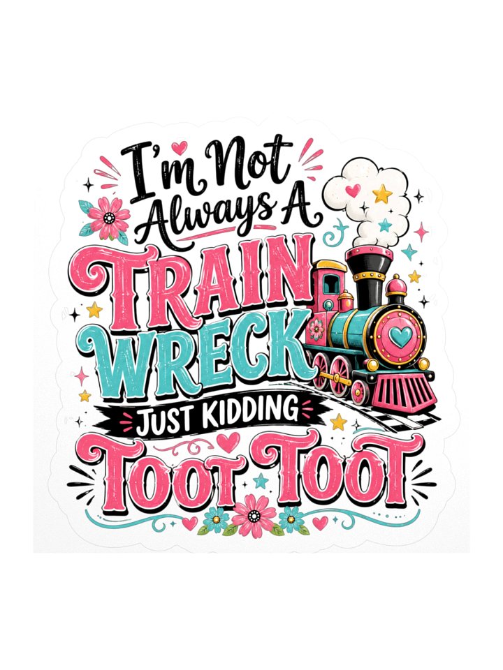 Train Wreck Sticker product image (1)