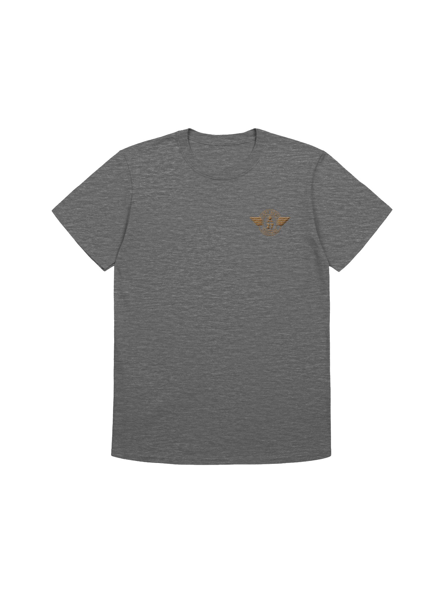 Left Seat Culture T-Shirt - Grey / Gold product image (1)