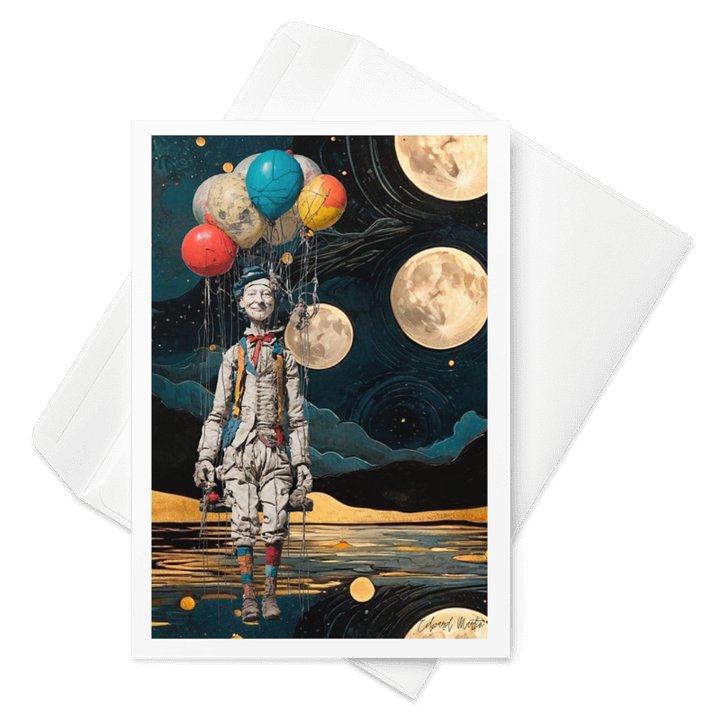 'UP' by Edward Martin Greeting Card product image (1)