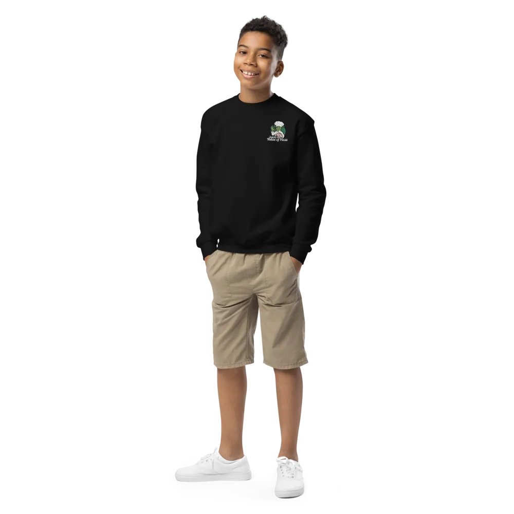Squee’s House of Pizza Youth Crew Neck Sweatshirt product image (3)