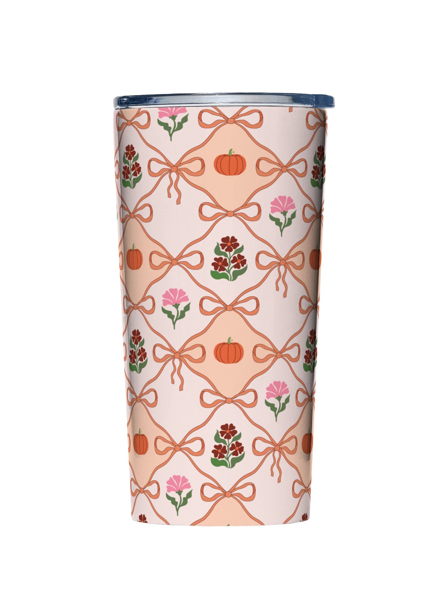 pumpkins n bows tumbler product image (1)